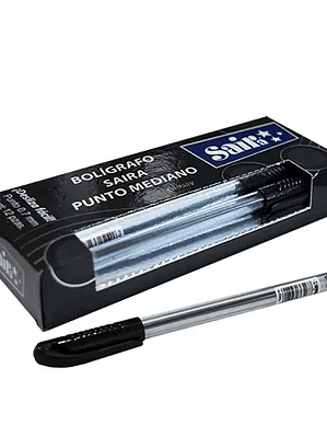 Bolígrafo SAIRA semi gel punto mediano 0