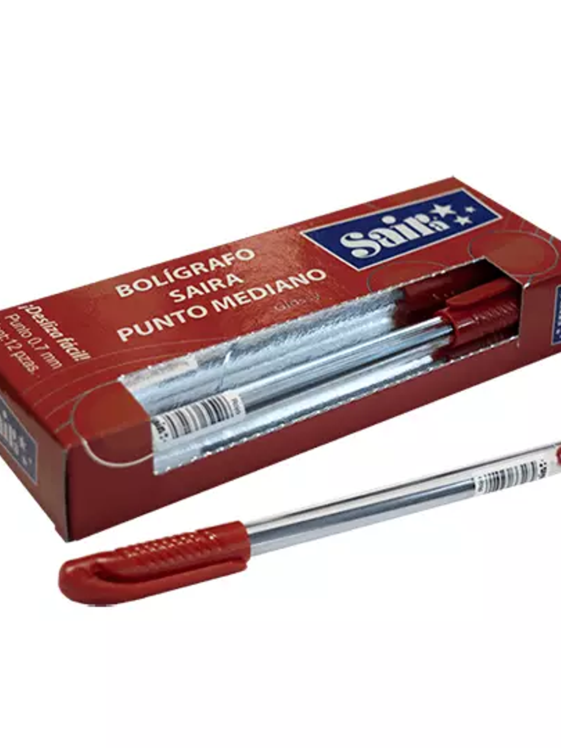 Bolígrafo SAIRA semi gel punto mediano 0 1