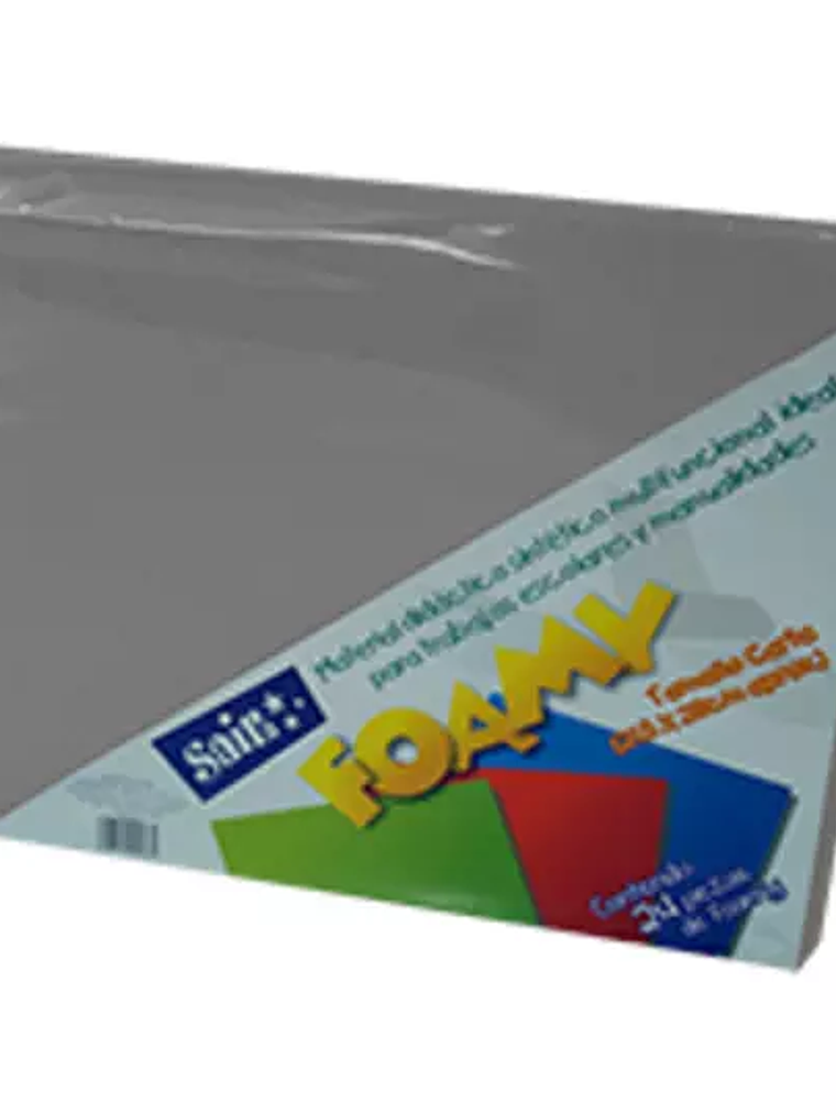 Foamy  saira tamaño carta  gris  24 piez 1