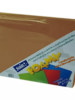 Foamy  saira tamaño carta   cafe  24 pie