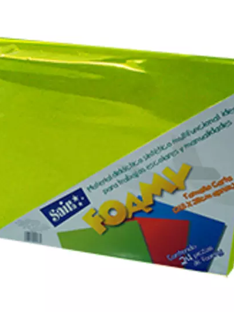 LM-Foamy saira tamaño carta  verde limon 1