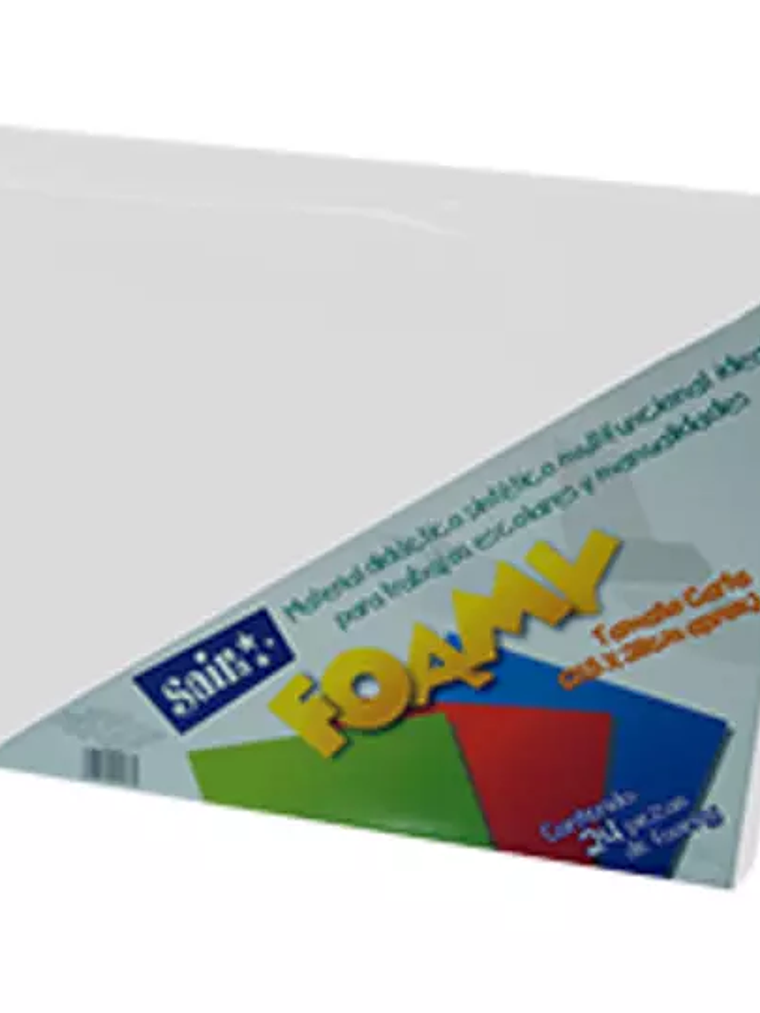 Foamy  saira tamaño carta  blanco 24 pie 1