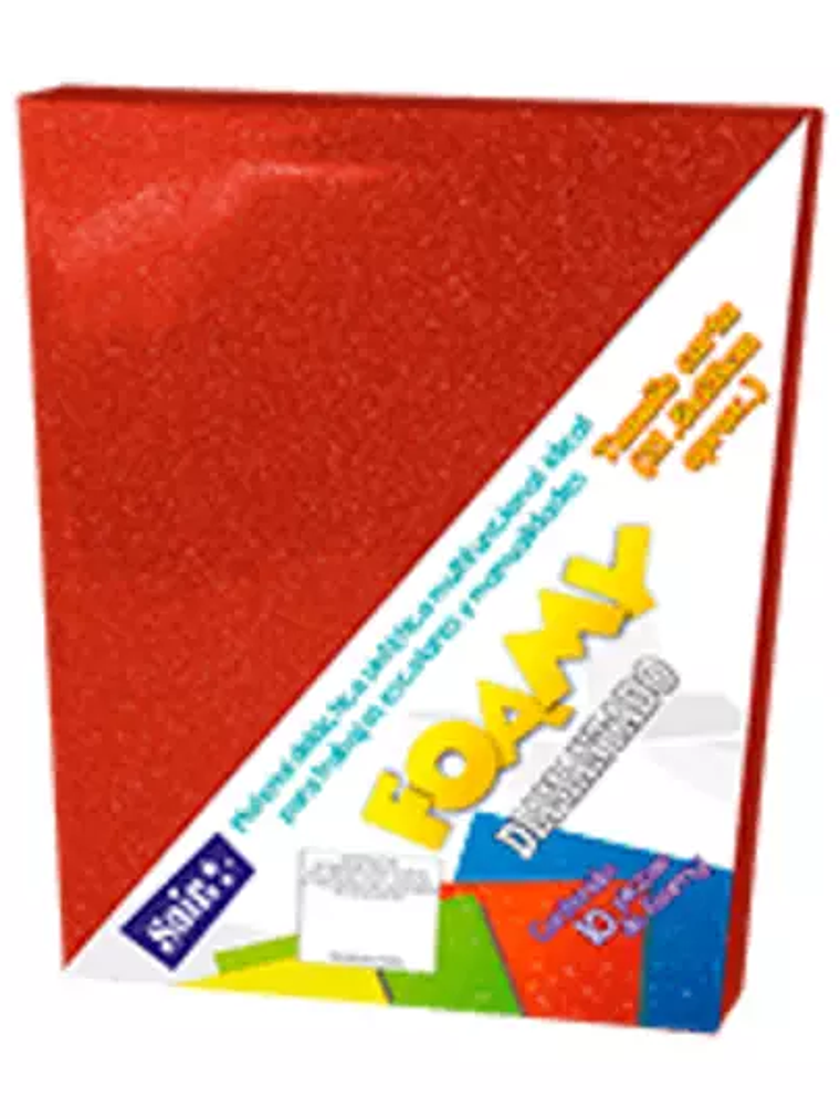 Foamy  diamantado saira tamaño carta roj 1