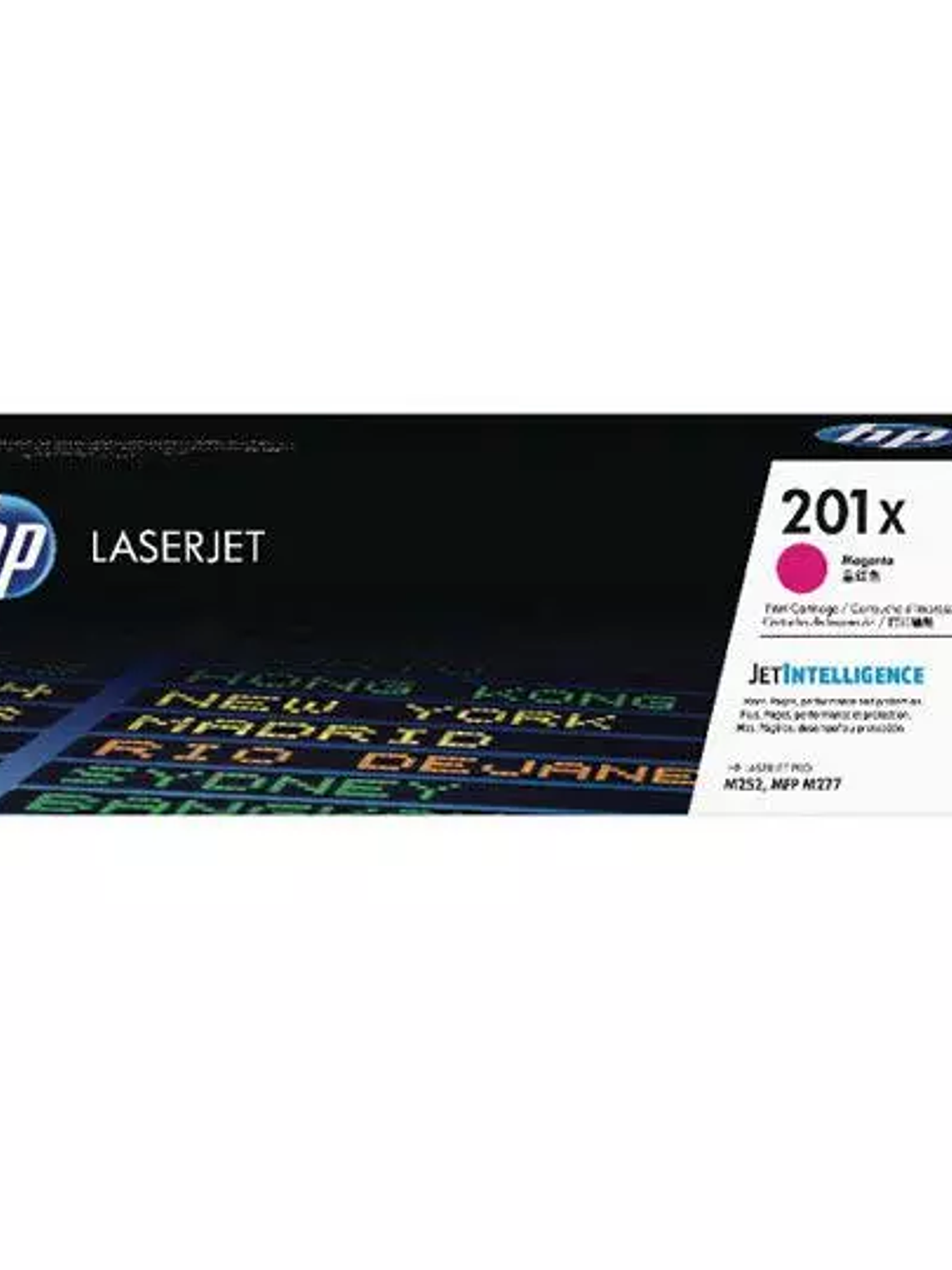 Cartucho de tóner magenta HP 201x 1