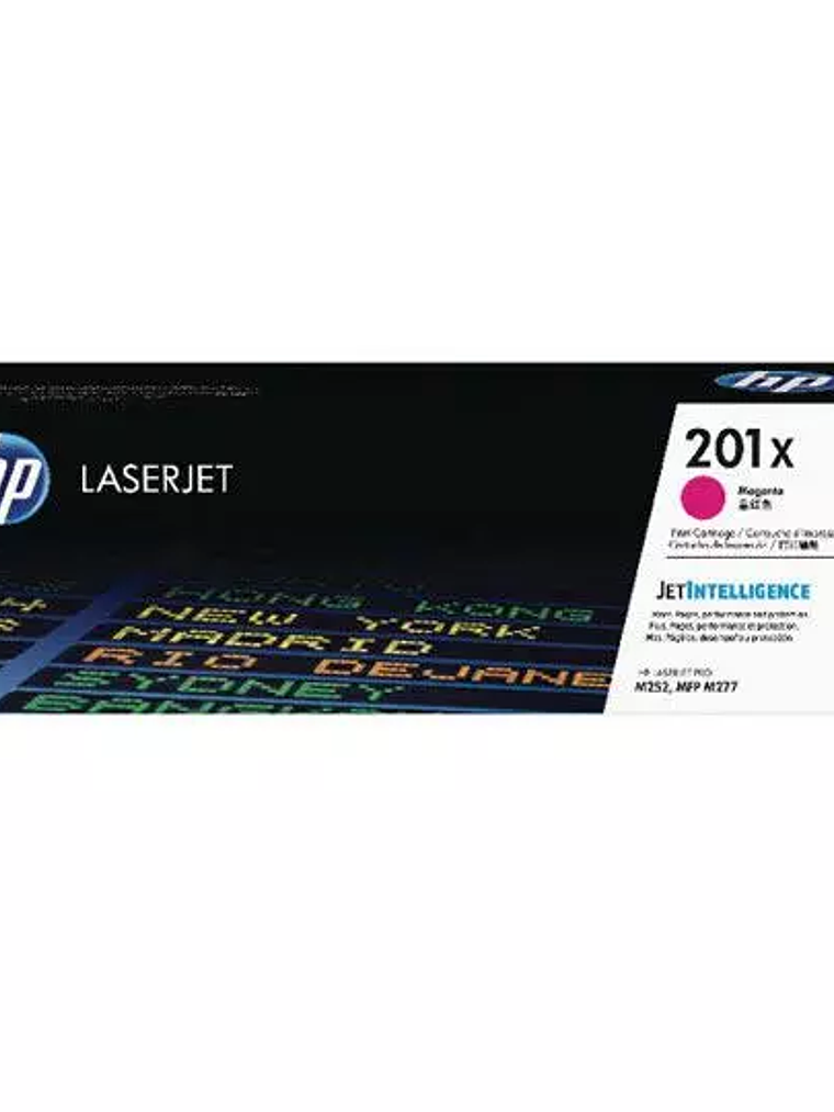 Cartucho de tóner magenta HP 201x 1