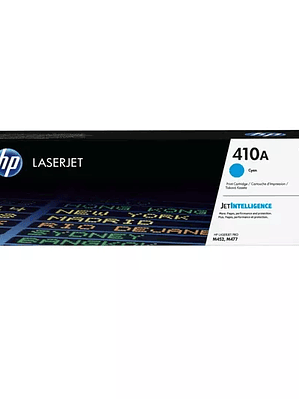 Cartucho de tóner cian HP 410a