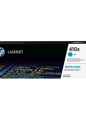 Cartucho de tóner cian HP 410x