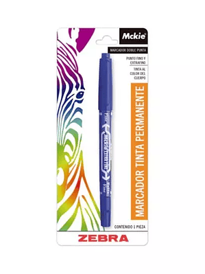 Marcador ZEBRA Mckie doble punta fino y