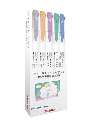 LM-Marcador ZEBRA MILDLINER Brush doble