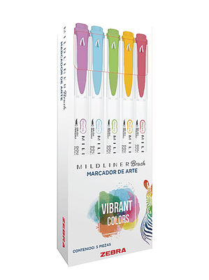 LM-Marcador ZEBRA MILDLINER Brush doble