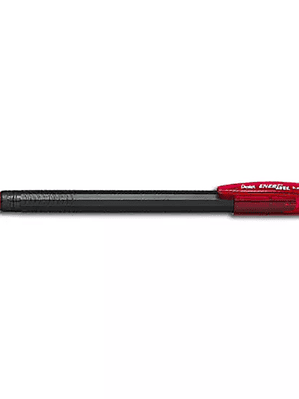 Bolígrafo stick Pentel Energel roja punt