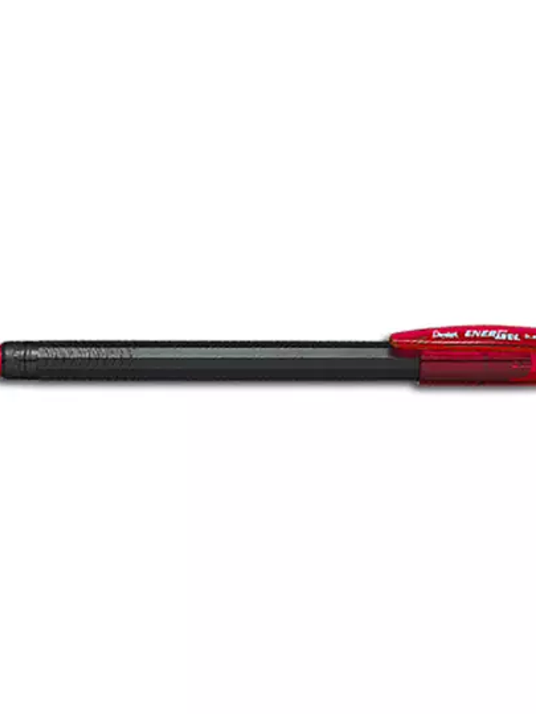 Bolígrafo stick Pentel Energel roja punt 1