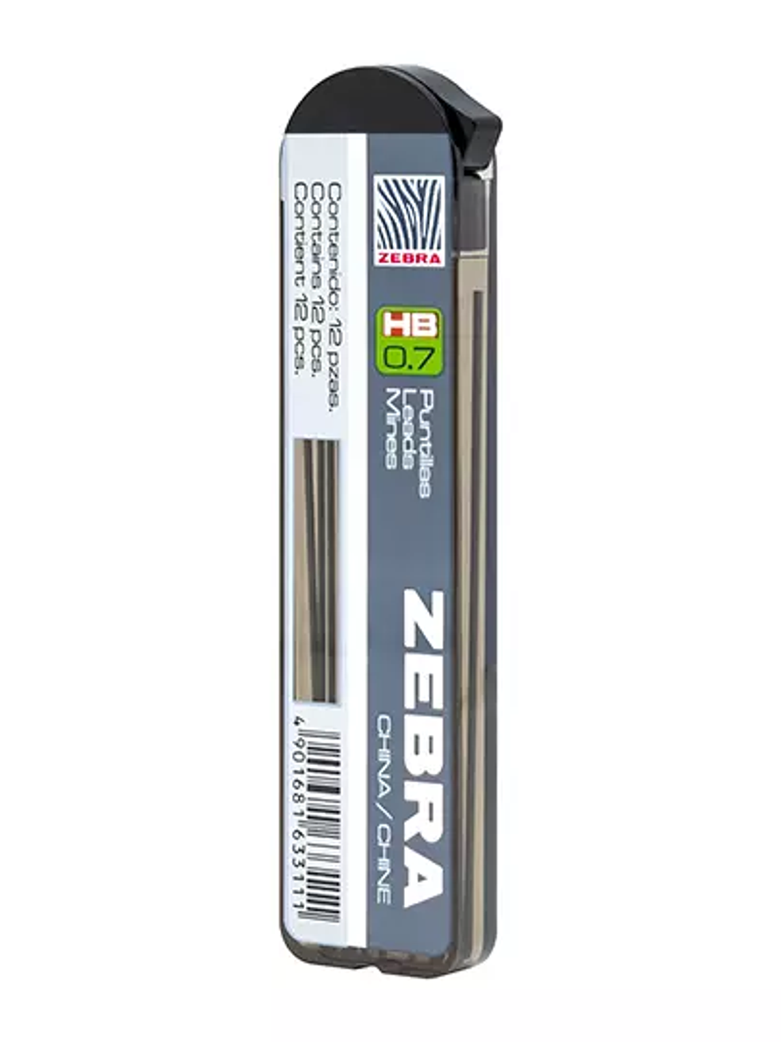 Puntillas de grafito ZEBRA HB punto medi 1