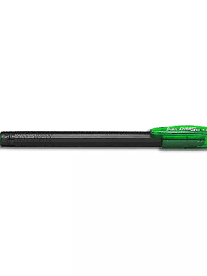 Bolígrafo stick Pentel Energel verde pun