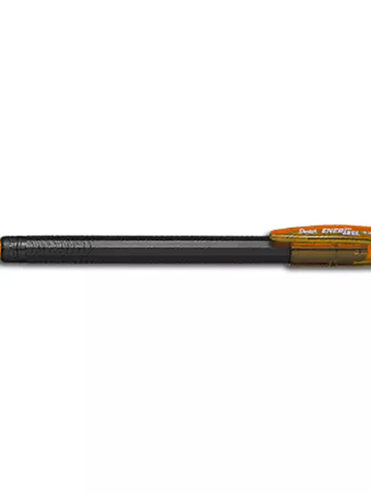 Bolígrafo stick Pentel Energel naranja p 1