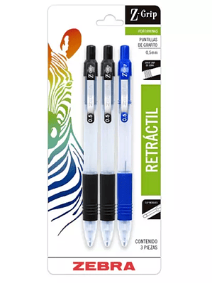 Portaminas ZEBRA Z-Grip punto fino 0.5 m