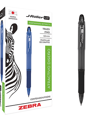 Portaminas ZEBRA J-Roller punto mediano