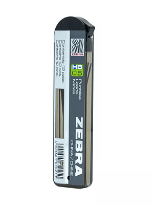 Puntillas de grafito ZEBRA HB punto fino