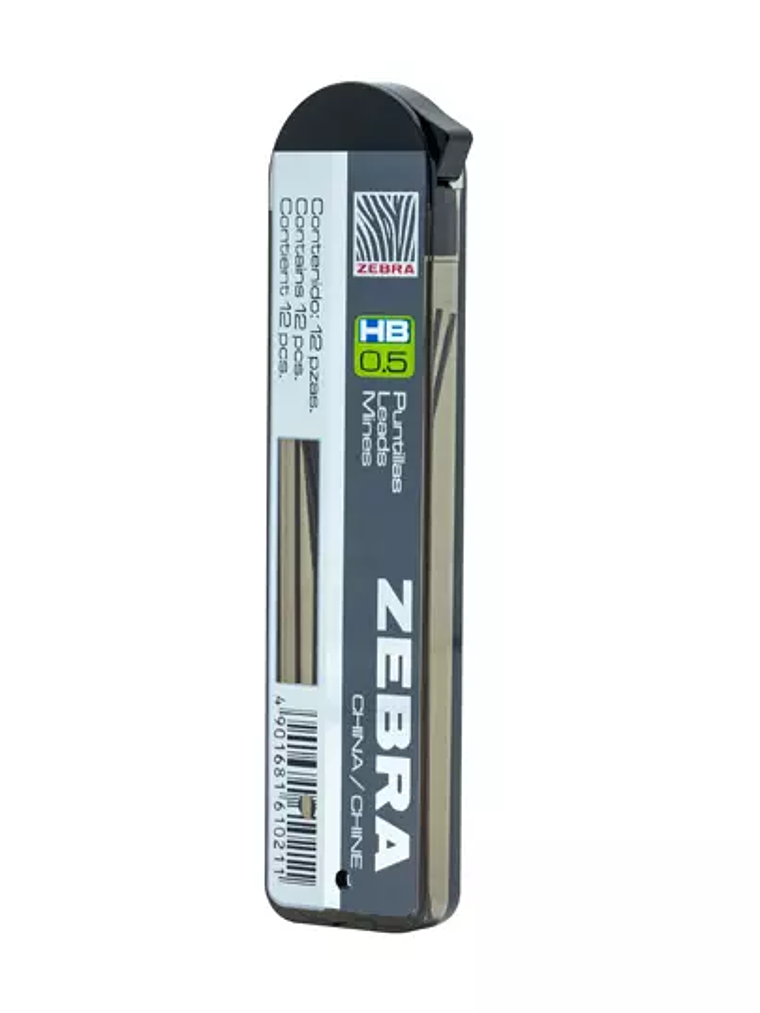 Puntillas de grafito ZEBRA HB punto fino 1