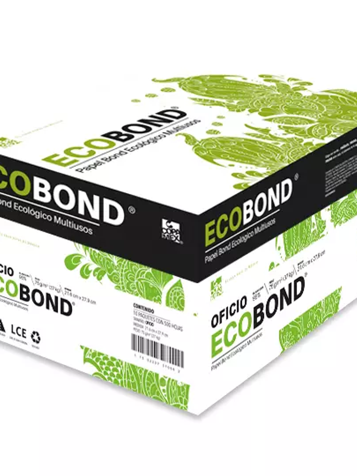 Caja de papel bond Ecológico Ecobond tam 1