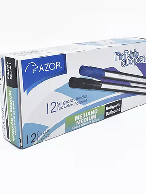 Bolígrafo dúo mediano Pin Point 1.0 mm c