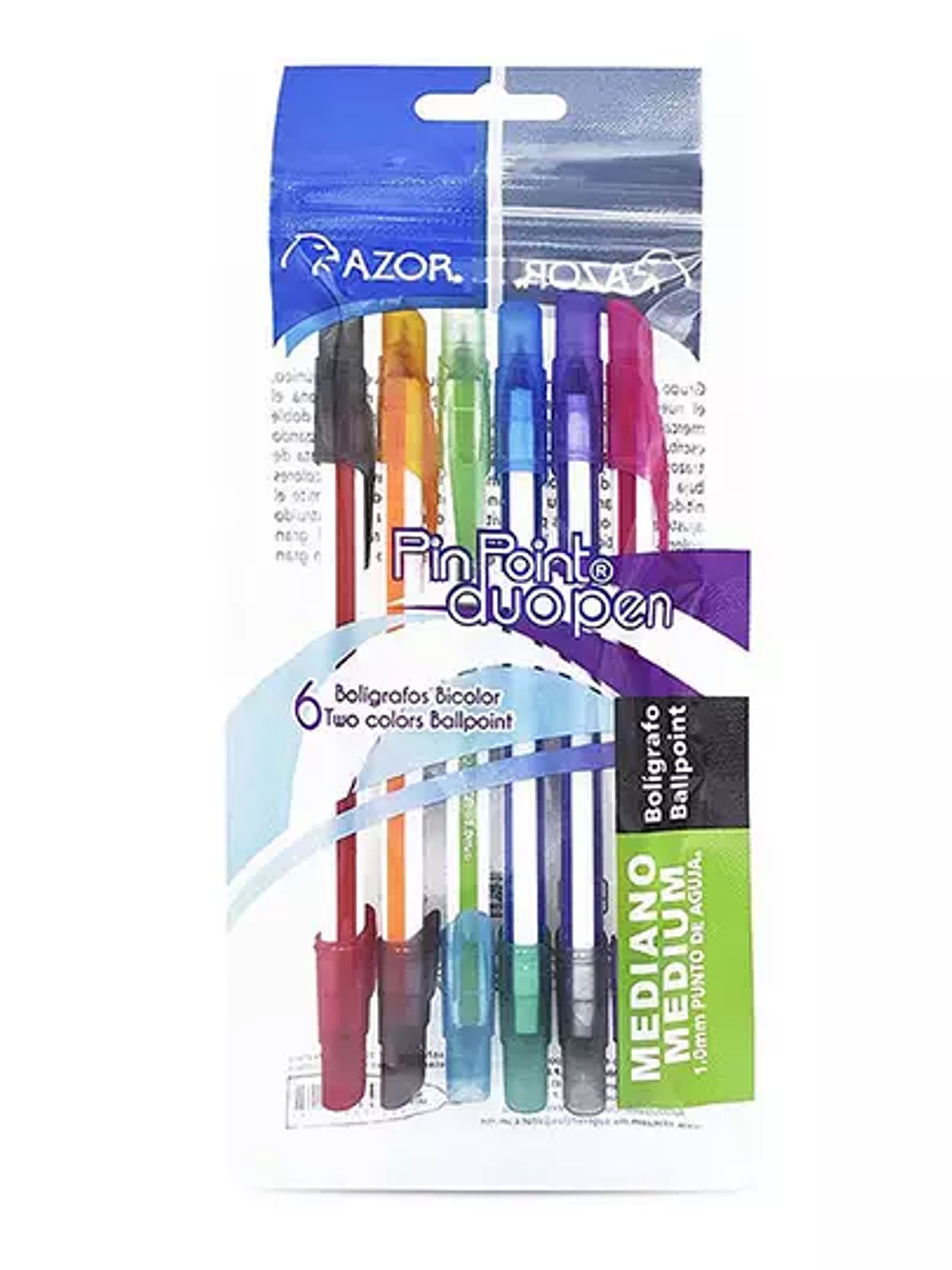 Bolígrafo dúo mediano Pin Point 1.0 m co 1