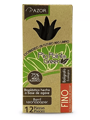 Bolígrafo fino ecológico Pin Point Green