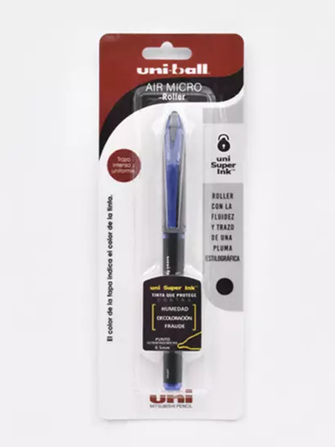 Bolígrafo antifraude ultra fino Uni Ball 1