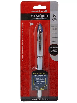 Bolígrafo antifraude mediano Uni Ball Vi