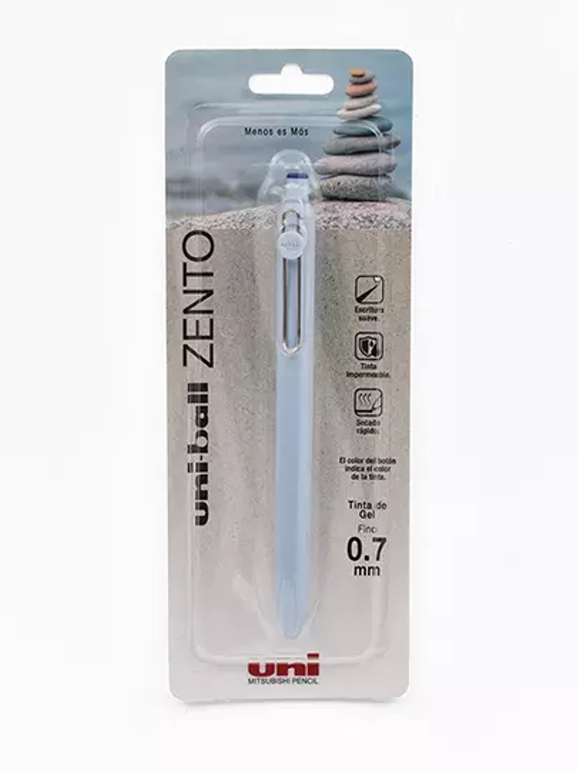 Bolígrafo fino Uni Ball Zento Gel 0.7 mm 1