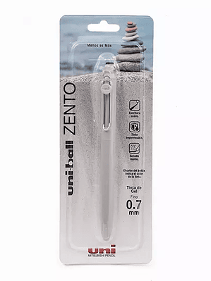 Bolígrafo fino Uni Ball Zento Gel 0.7 mm