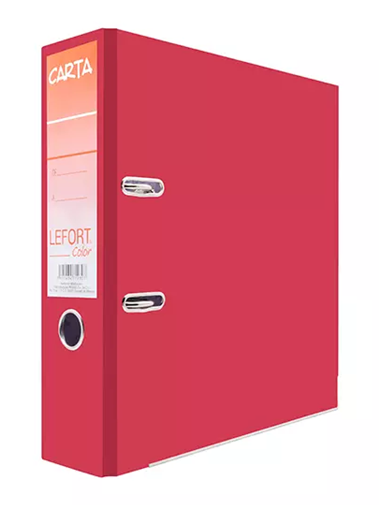 Registrador Lefort carta color rojo 1