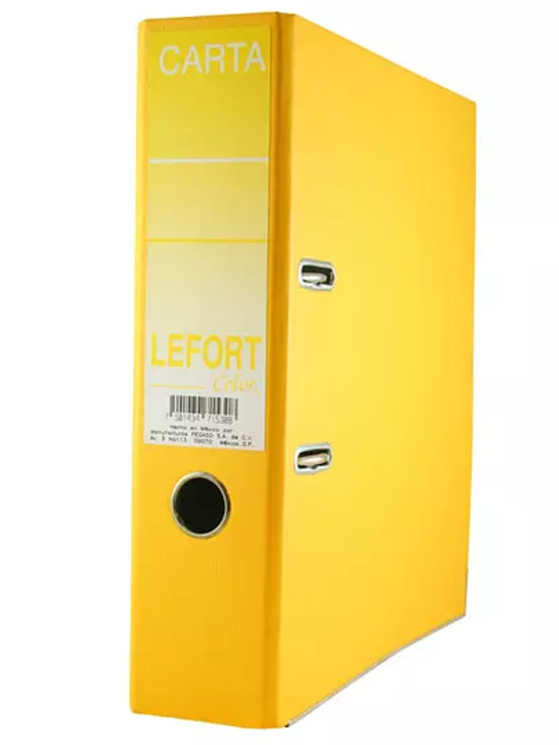 Registrador Lefort carta color amarillo 1