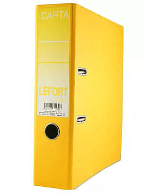 Registrador Lefort carta color amarillo