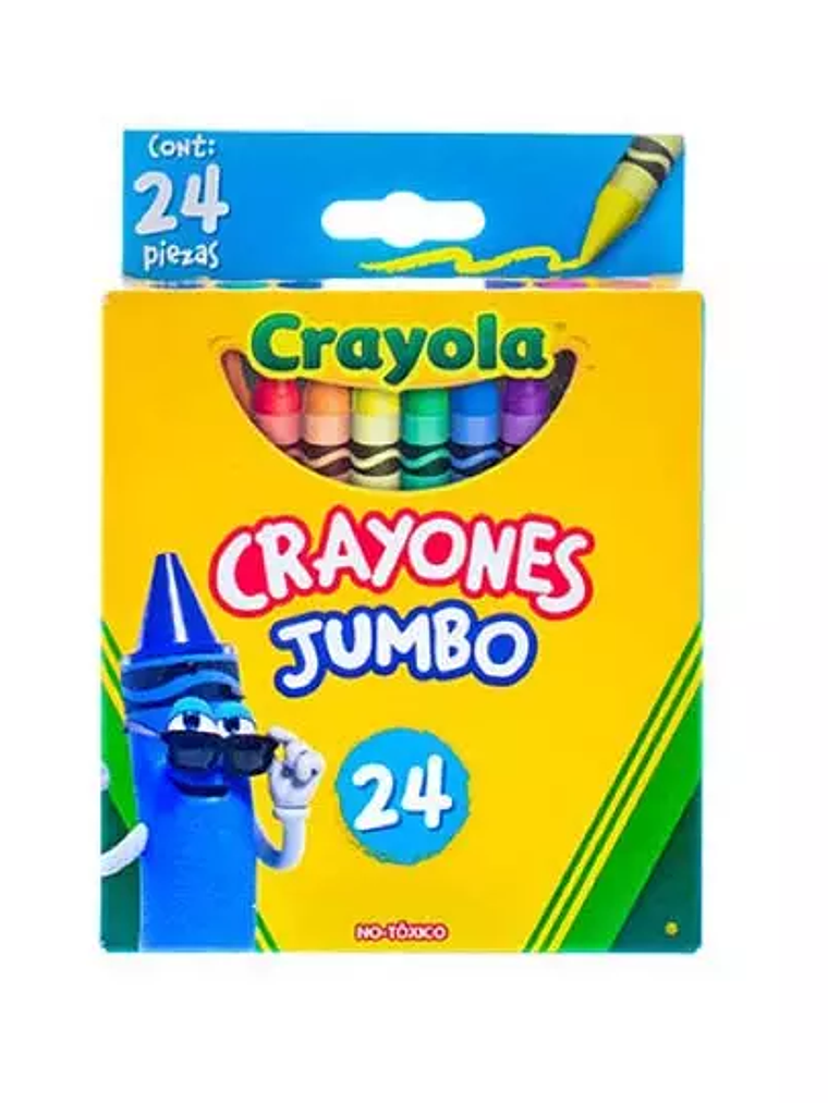 Crayones Crayola Jumbo 10.16 x 1.12 cm 2 1