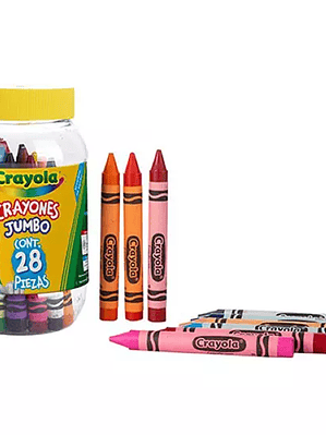 Crayones Crayola Jumbo 10.16 x1.27cm 28