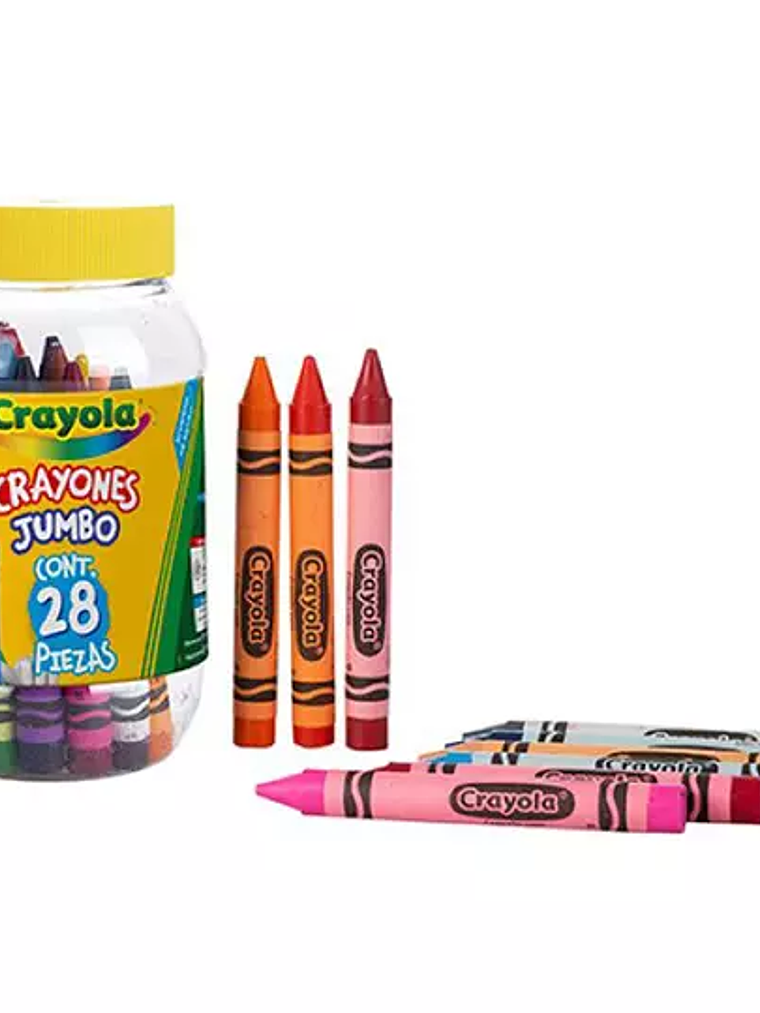 Crayones Crayola Jumbo 10.16 x1.27cm 28 1