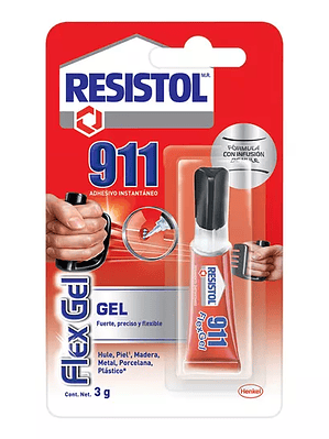 Pegamento instantáneo Resistol 911 Flex