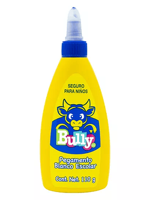 Pegamento escolar blanco Bully de 110 gr