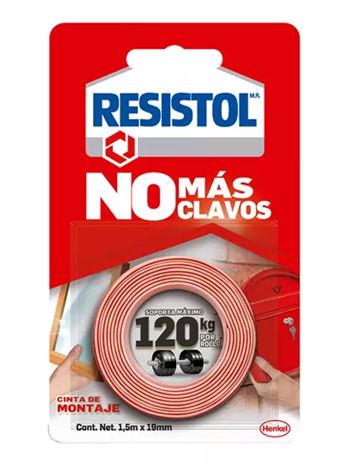 Cinta de montaje Resistol No Más Clavos 1