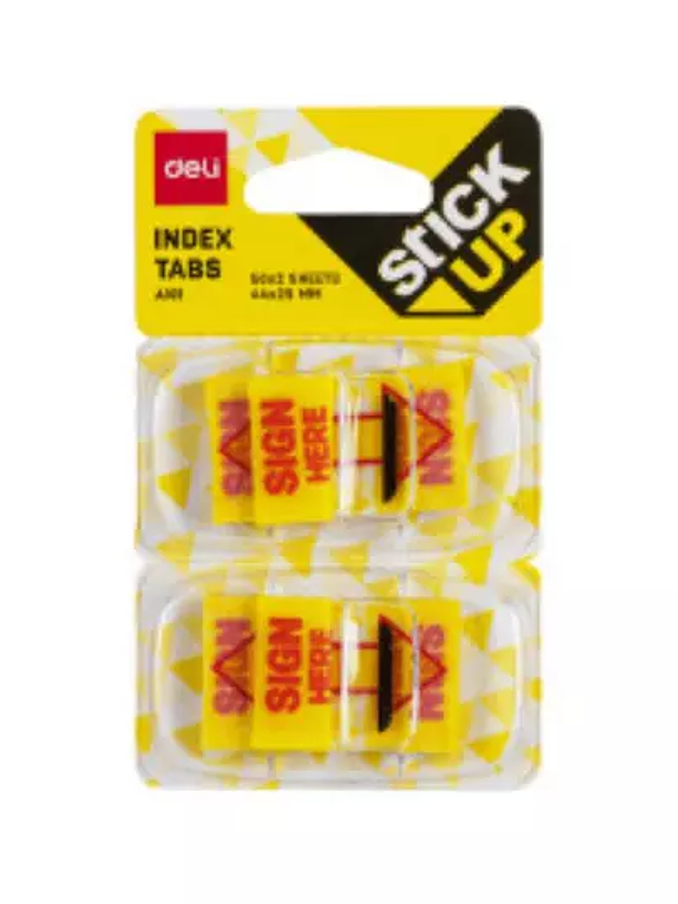 Banderitas adhesivas Deli con leyenda pa 1