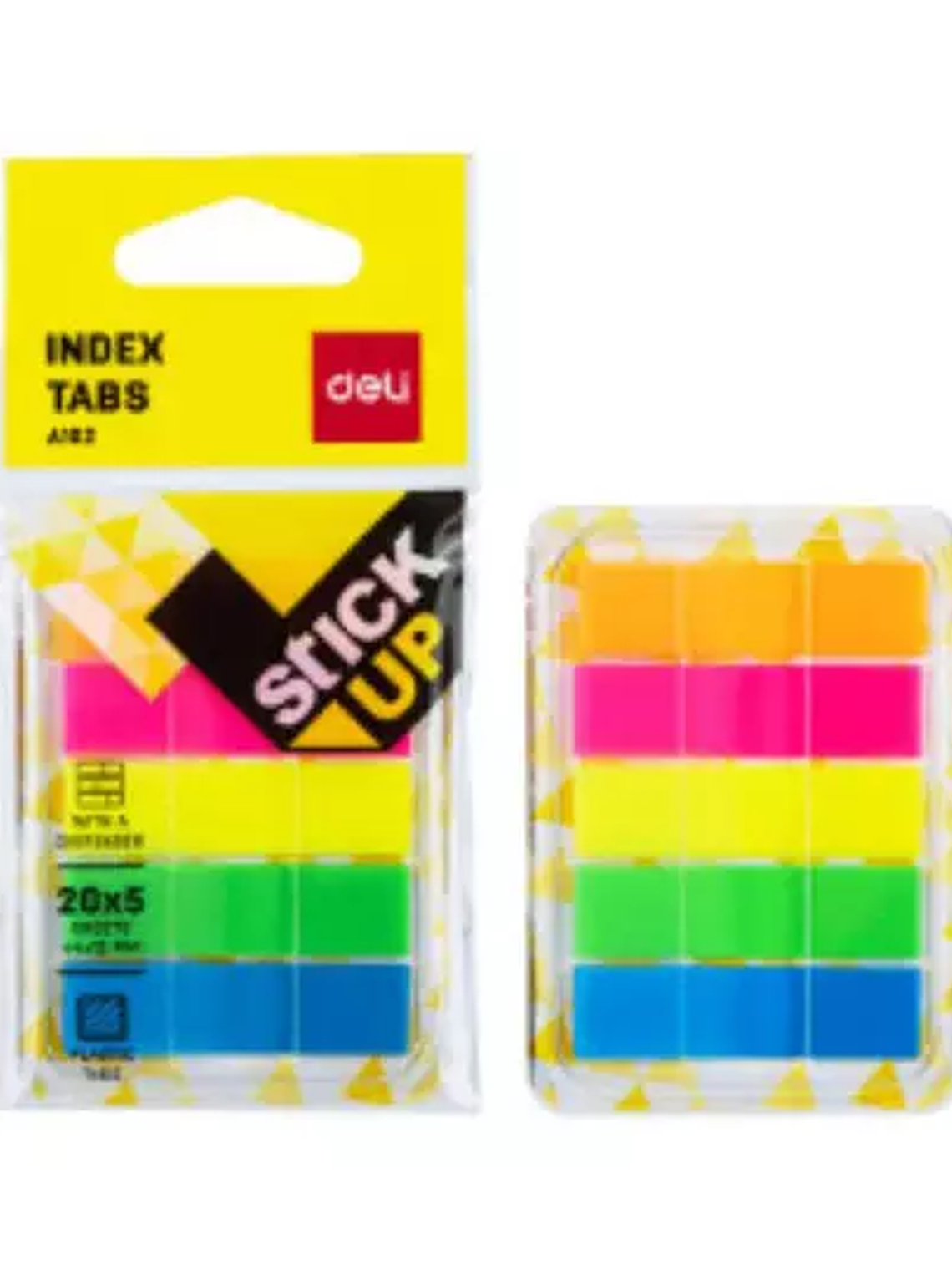 Banderitas adhesivas Deli, 5 blocks disp 1