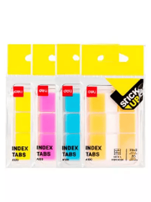 Banderitas adhesivas Deli  2 blocks de 2