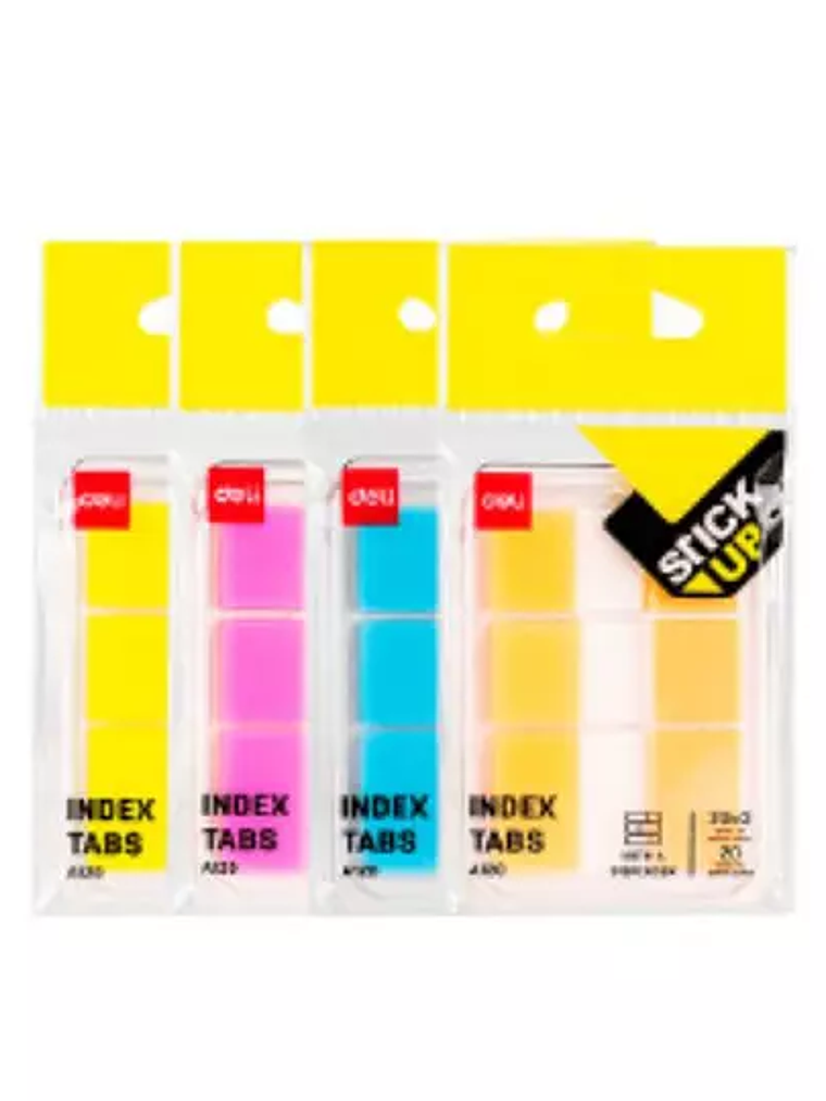 Banderitas adhesivas Deli  2 blocks de 2 1