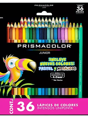 Colores Prismacolor junior  con 36 pieza