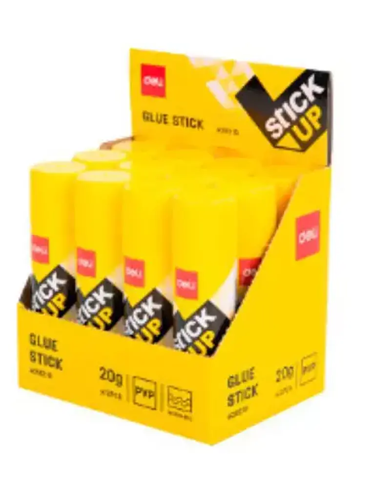 Lápiz adhesivo en barra Deli, color blan 1