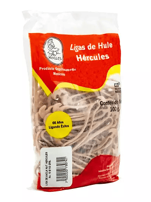 Ligas Hercules de hule natural no. 18. b