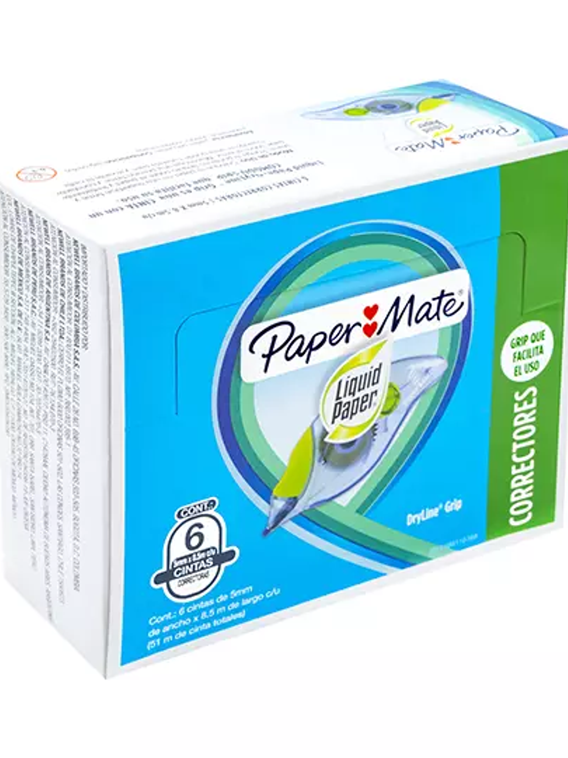 Corrector en cinta dry line  caja con 6 1