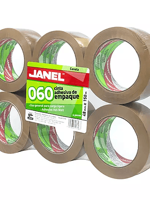 Cinta empaque línea 060 canela JANEL 48x