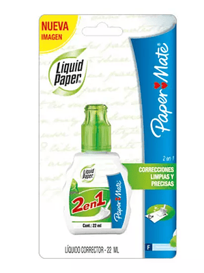 Corrector viceversa Liquido Paper 2en1 e